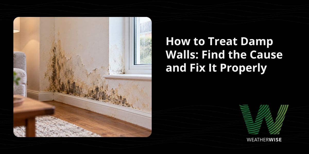 How to Treat Damp Walls: Find the Cause and Fix It Properly