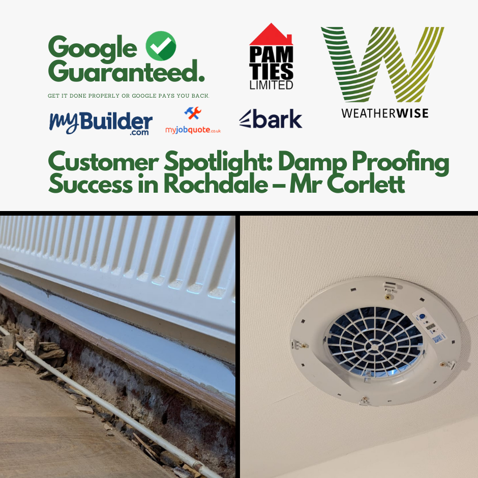 Customer Spotlight: Damp Proofing Success in Rochdale – Mr Corlett