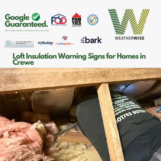 Loft Insulation Warning Signs for Homes in Crewe