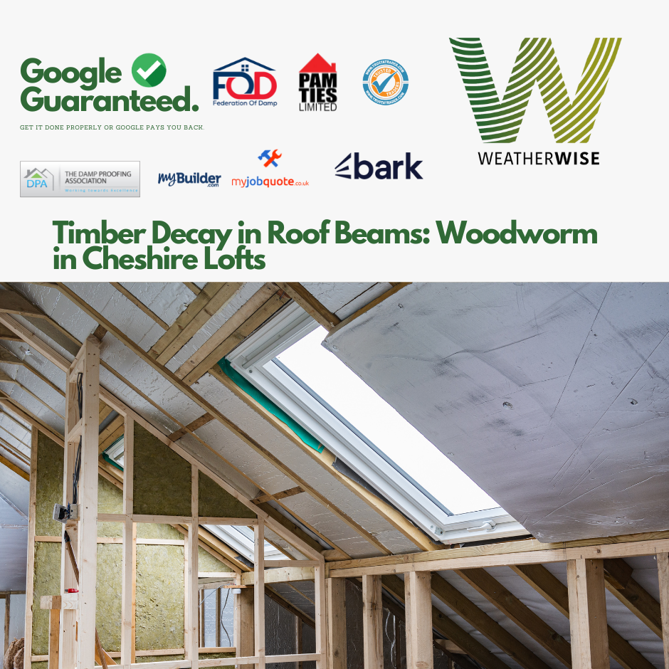 woodworm-cheshire-timber-decay-roof-beams-property-preservation