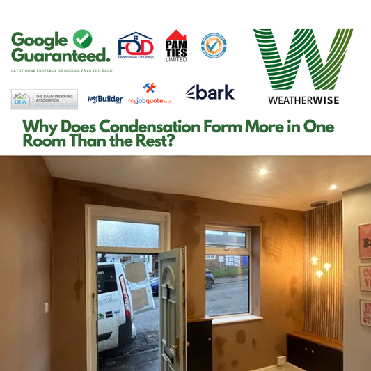 Why Does Condensation Form More in One Room Than the Rest?