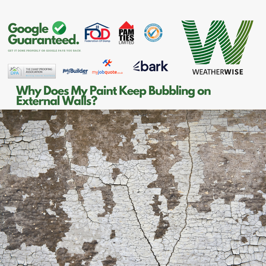 Why Does My Paint Keep Bubbling on External Walls?