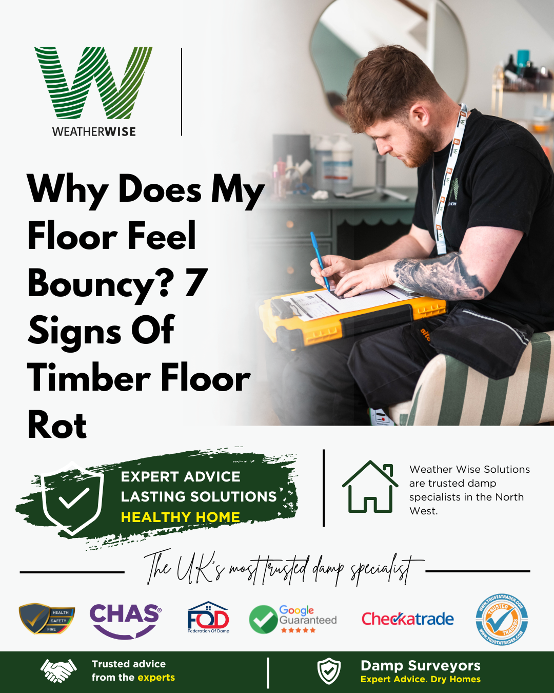 Why Does My Floor Feel Bouncy? 7 Signs Of Timber Floor Rot