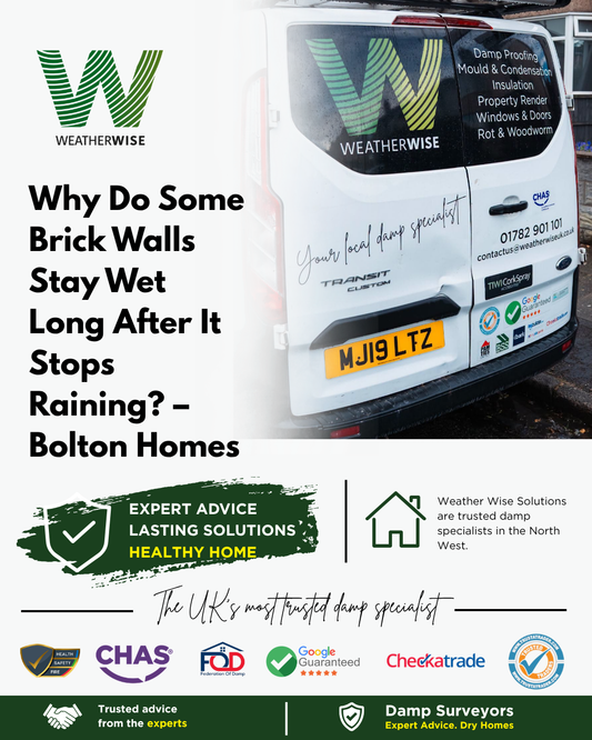 Why Do Some Brick Walls Stay Wet Long After It Stops Raining? – Bolton Homes