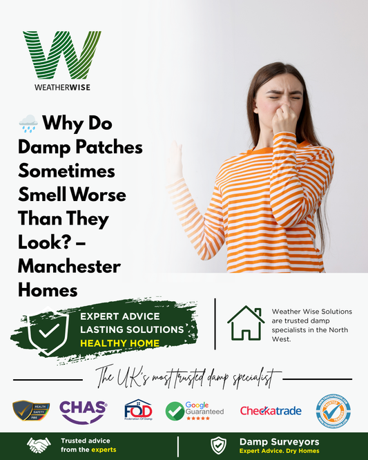 🌧️ Why Do Damp Patches Sometimes Smell Worse Than They Look? – Manchester Homes