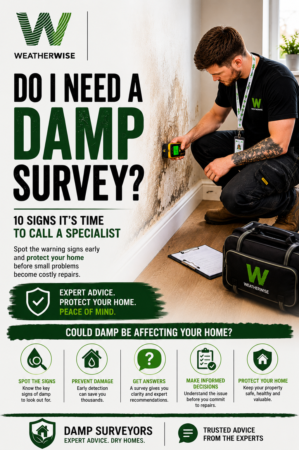 Do I Need A Damp Survey? 10 Signs It's Time To Call A Specialist