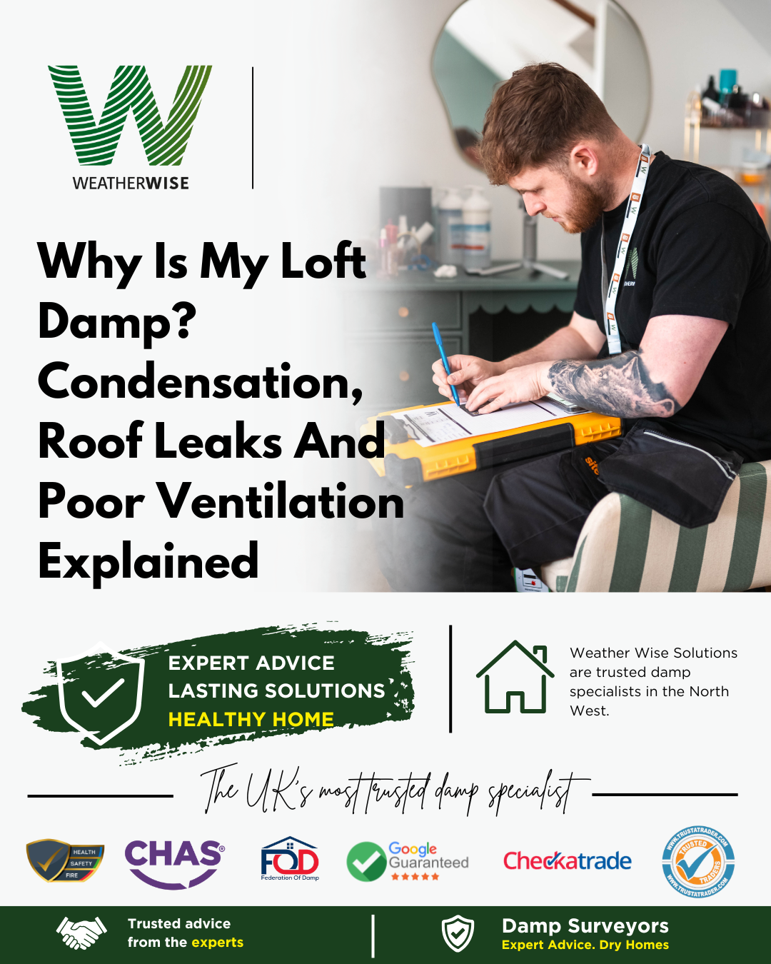Why Is My Loft Damp? Condensation, Roof Leaks And Poor Ventilation Explained
