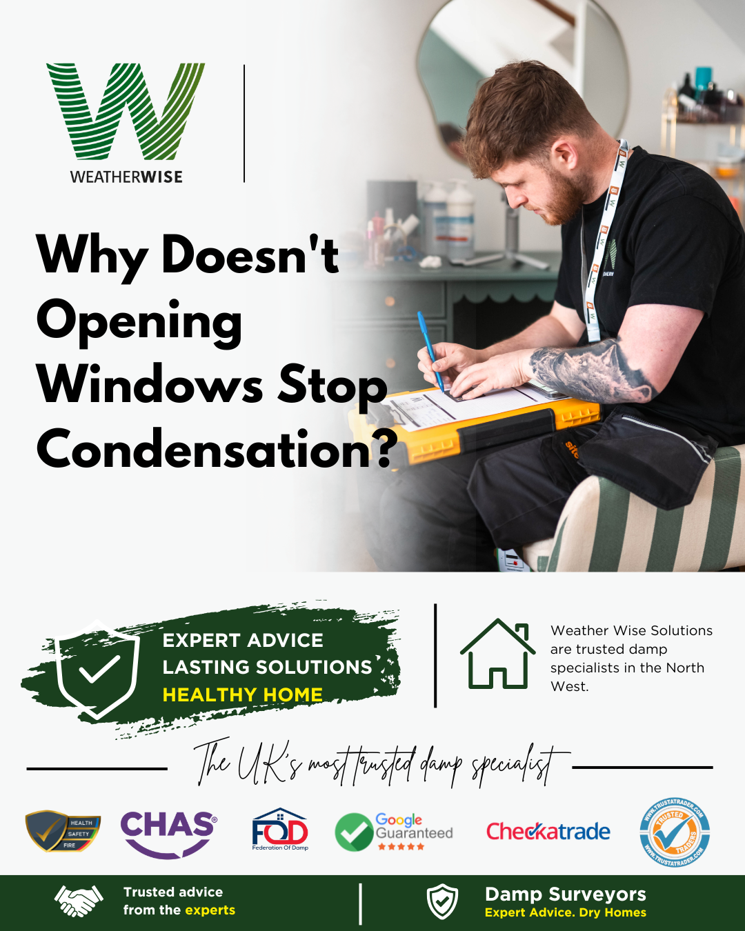 Why Doesn't Opening Windows Stop Condensation? A Damp Specialist Explains