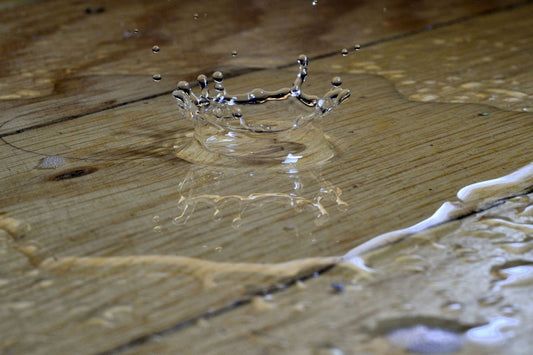 water on the floor