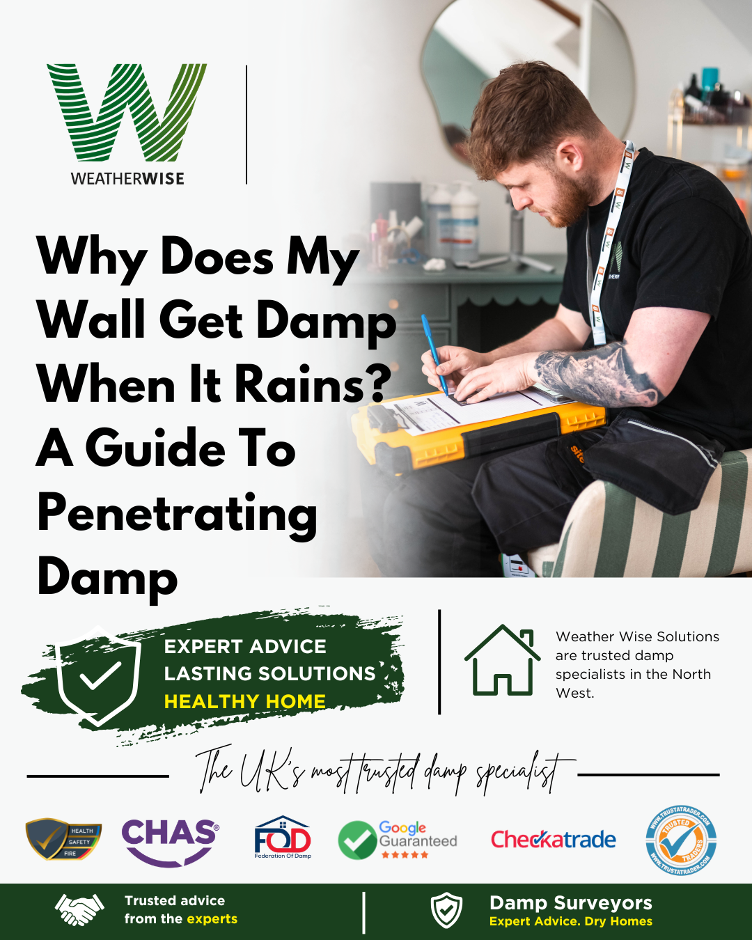 Why Does My Wall Get Damp When It Rains? A Guide To Penetrating Damp