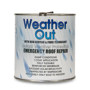 Weather Out - Roof Sealer 1kg | Repairs Holes and Cracks | Easy Filling