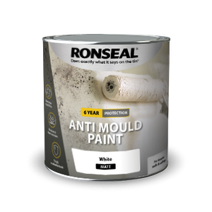 Ronseal 6 Year Anti Mould Paint - Keep your home mould free | Prevent & Control Mould On Internal Walls & Ceilings - Easy To Apply