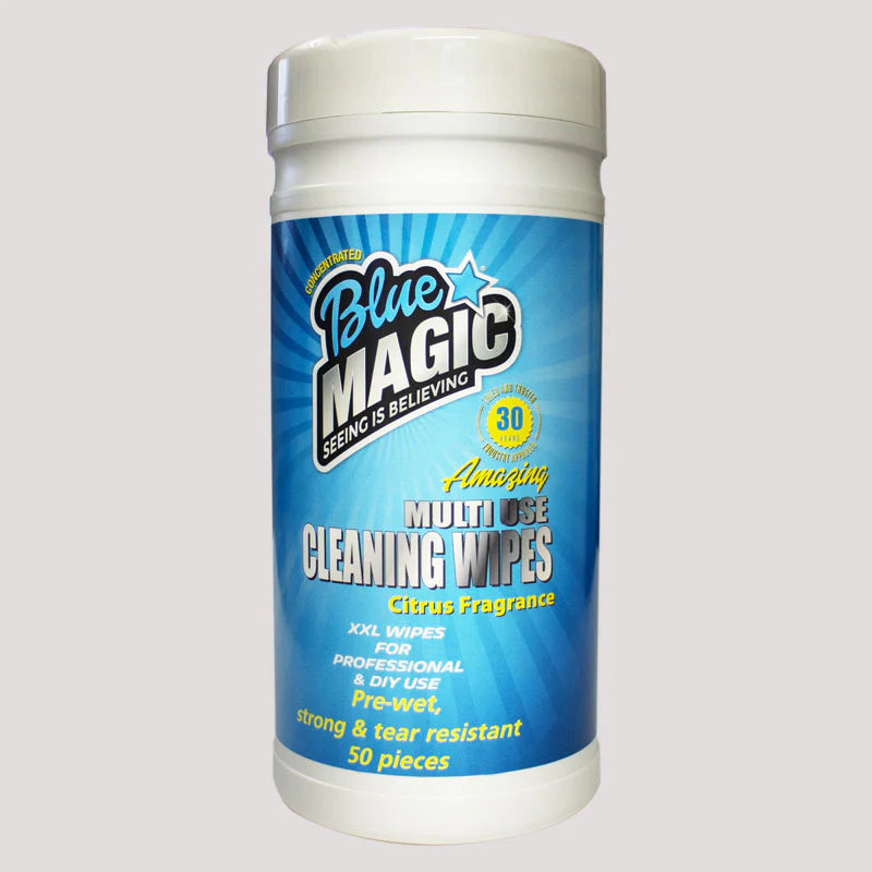 Blue Magic Wipes - 50 Strong Wipes