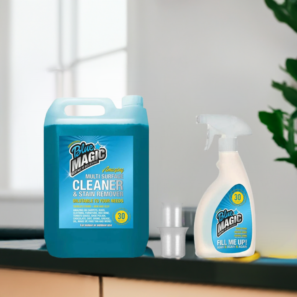 Block Magic Clean Blue Magic Cleaner | Multi Purpose Cleaning Concentrate